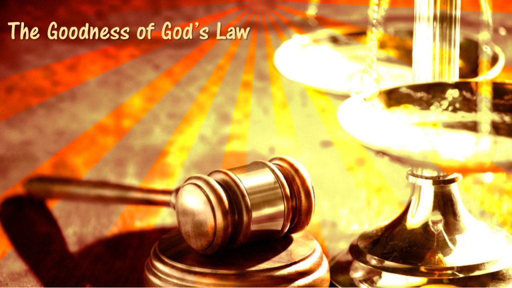 The Goodness of Gods Law