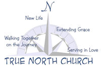 True North half Compass logo