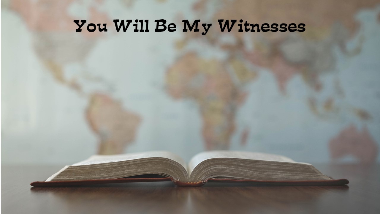 You Will Be My Witnesses